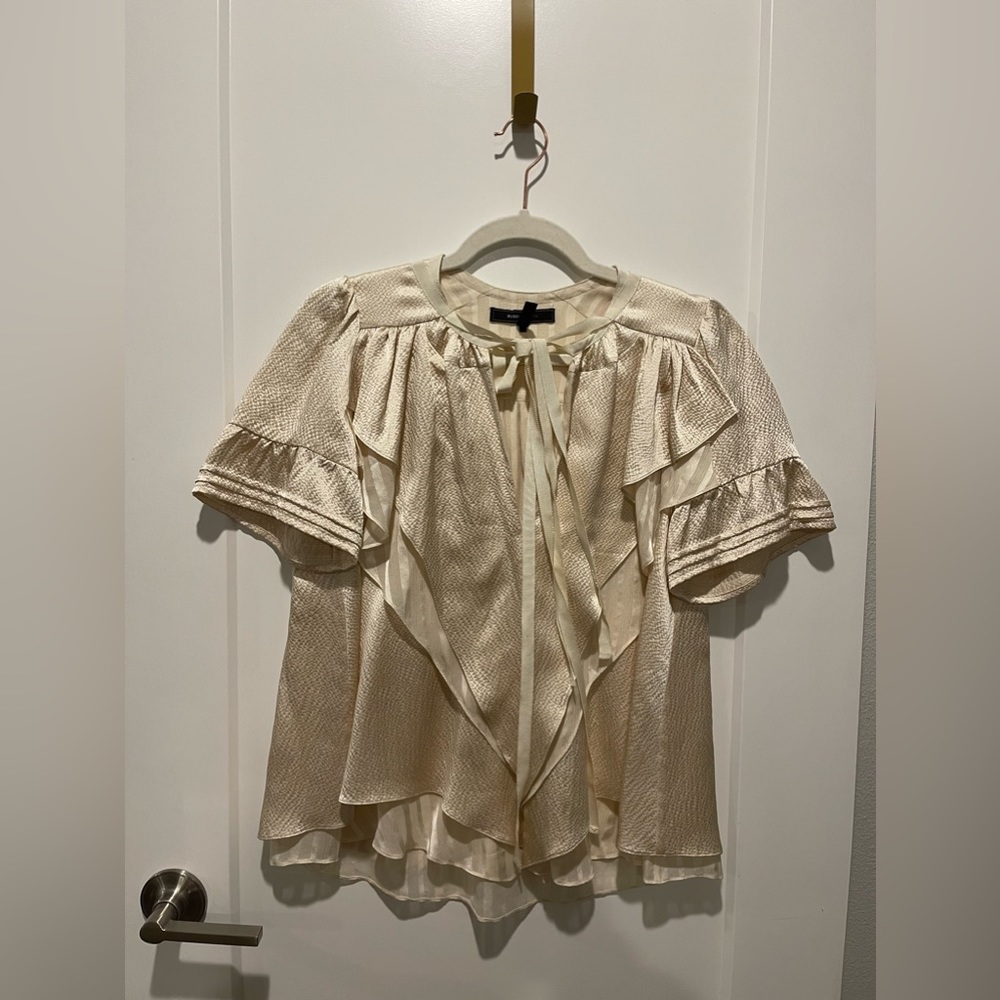 BCBG xs short sleeve blouse